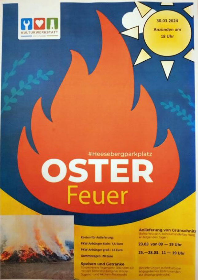 Osterfeuer 2024 in Jerxheim
